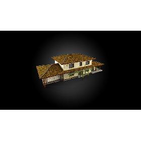 3D Abandoned Cottage I